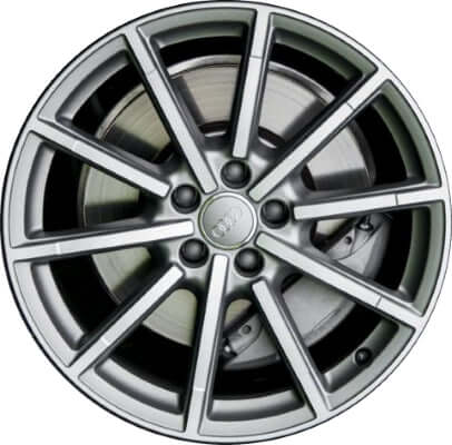 2012-2018 Audi Wheels OEM Rims for Sale | A6 Machined Grey