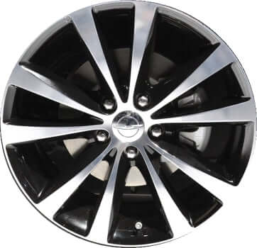 2011-2014 Chrysler Wheels OEM Rims for Sale | 200 Avenger Polished Black