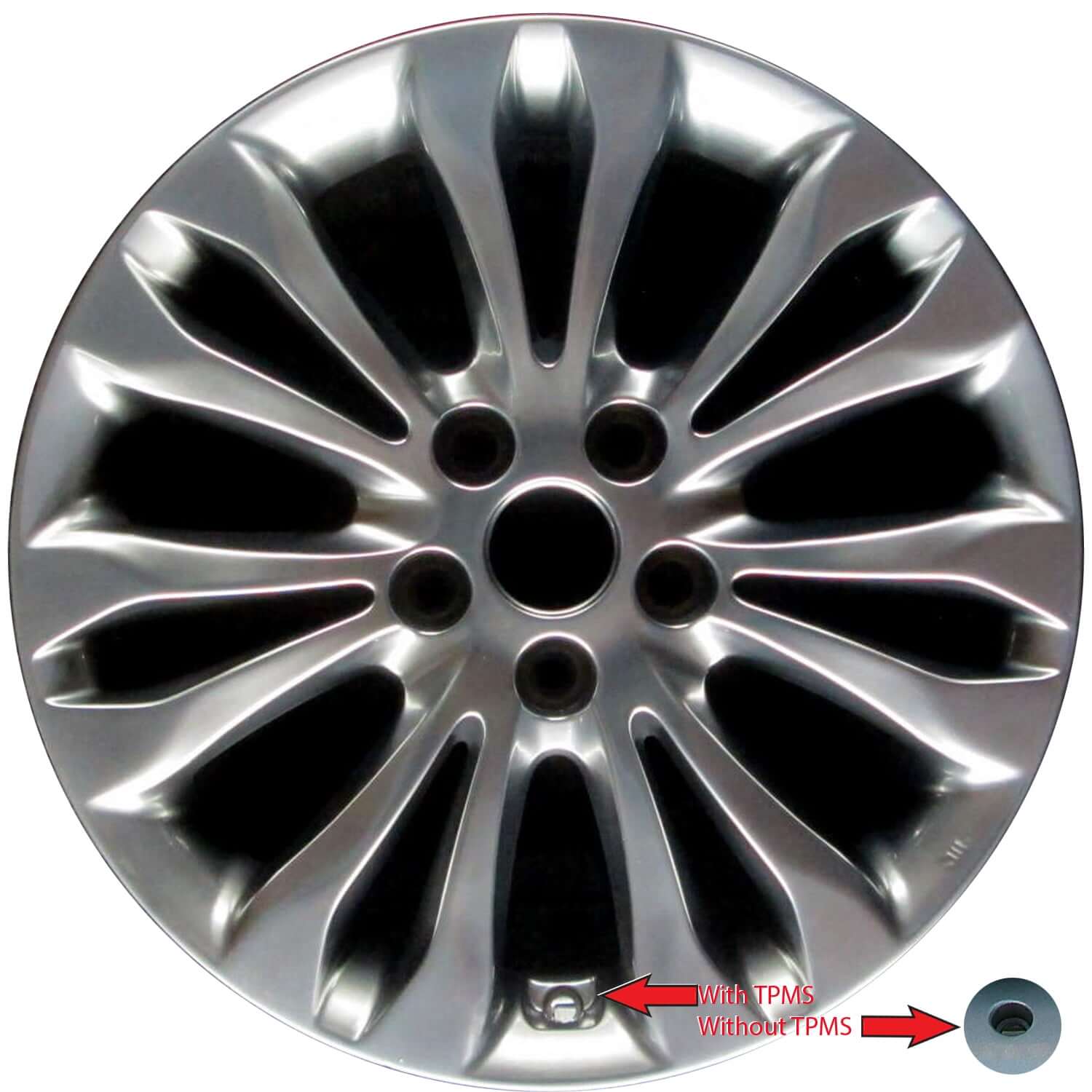 2011-2011 Hyundai Wheels OEM Rims for Sale | Azera Hyper Silver