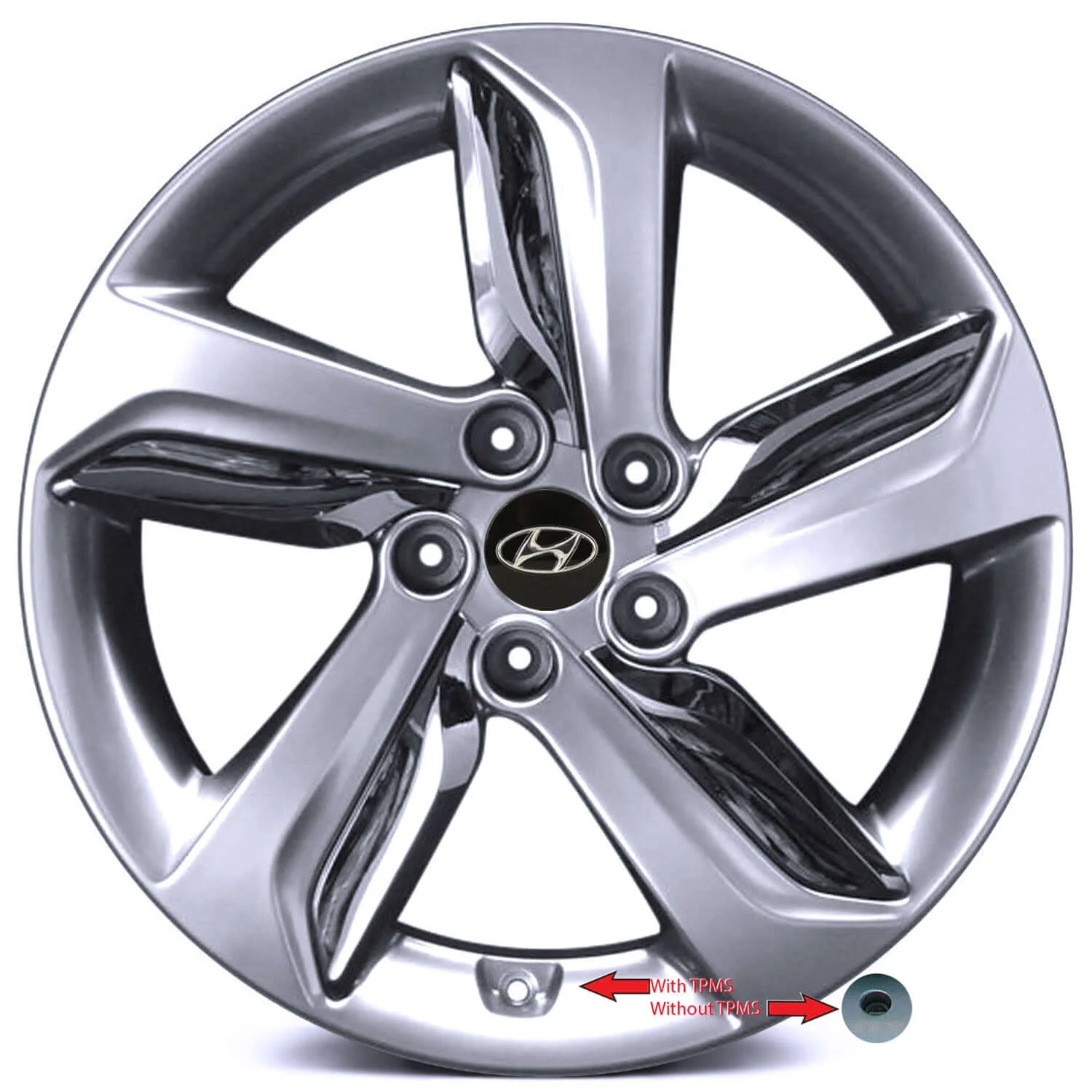 2013-2015 Hyundai Wheels OEM Rims for Sale | Veloster Hyper Silver