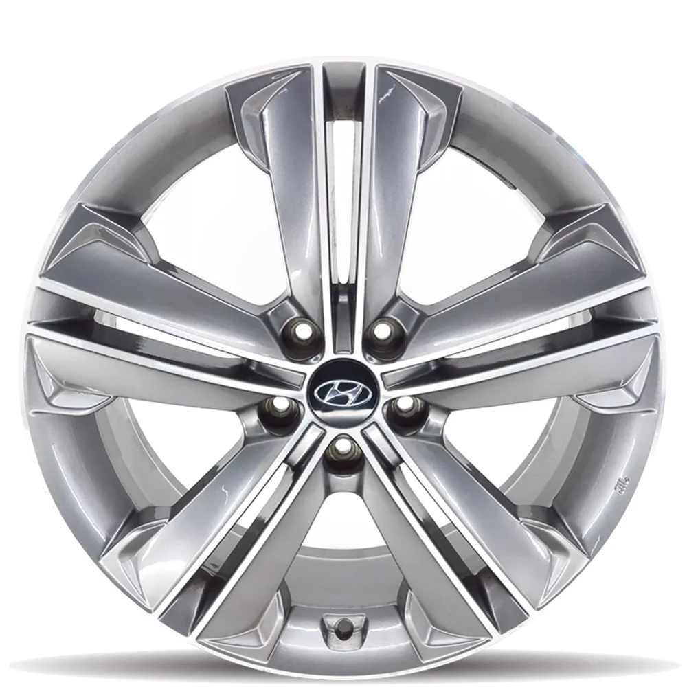 2013-2016 Hyundai Wheels OEM Rims for Sale | Santa Fe Machined Grey