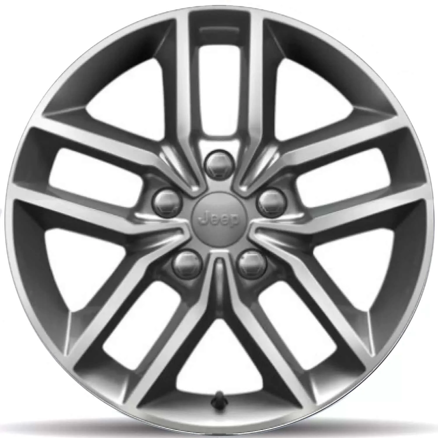 2016-2022 Jeep Wheels OEM Rims for Sale | Grand Cherokee Machined Matte Charcoal