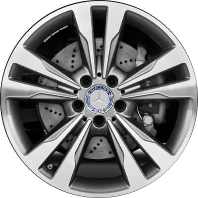 2014-2016 Mercedes Benz Wheels OEM Rims for Sale | E350 Machined Charcoal