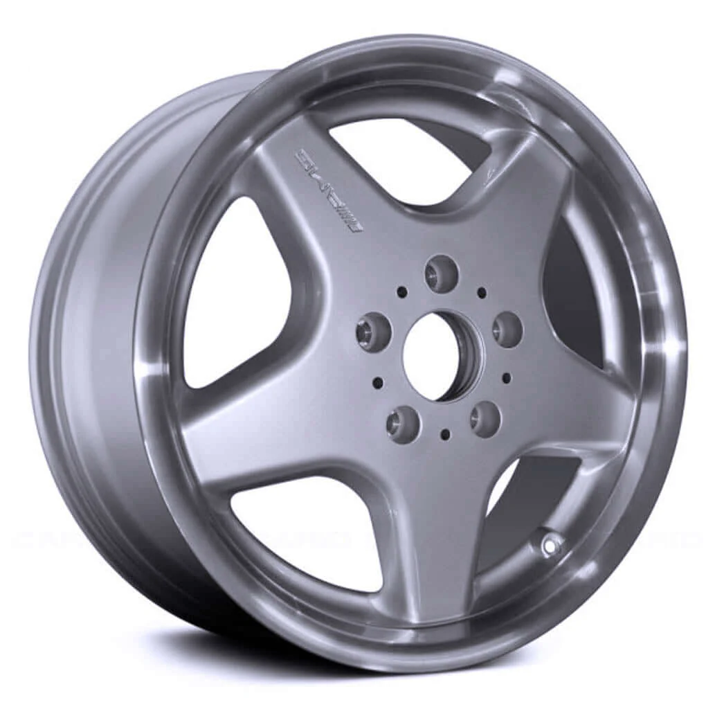 1999-2002 Mercedes Benz Wheels OEM Rims for Sale | Sl500 Machined Lip Silver