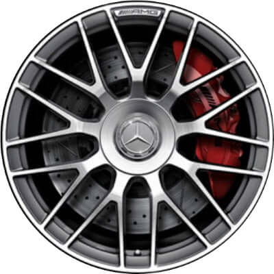 2017-2023 Mercedes Benz Wheels OEM Rims for Sale | C63 Machined Grey
