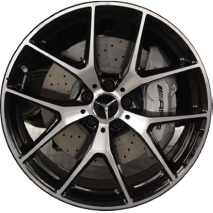 2015-2015 Mercedes Benz Wheels OEM Rims for Sale | Sls Machined Black