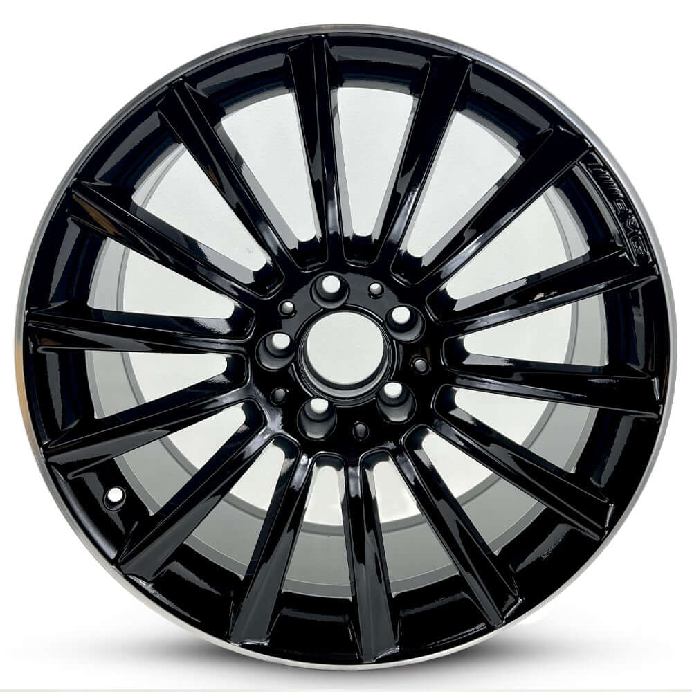 2015-2023 Mercedes Benz Wheels OEM Rims for Sale | C300 C300D C400 Black Machined Lip