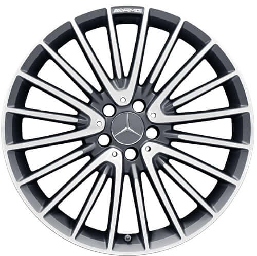 2018-2019 Mercedes Benz Wheels OEM Rims for Sale | Gla45 Machined Grey