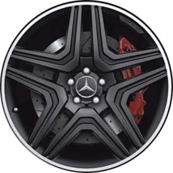 2011-2016 Mercedes Benz Wheels OEM Rims for Sale | Ml63 Machined Charcoal