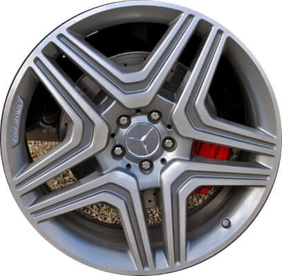 2011-2016 Mercedes Benz Wheels OEM Rims for Sale | Ml63 Machined Grey