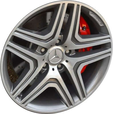 2013-2016 Mercedes Benz Wheels OEM Rims for Sale | Gl63 Machined Grey