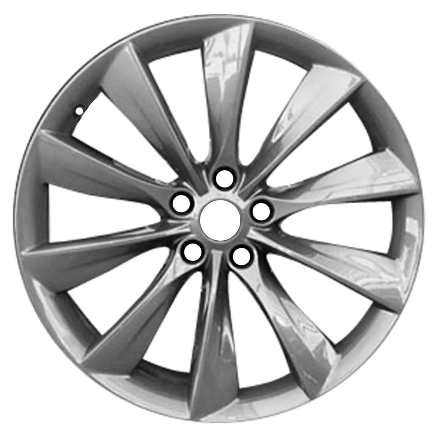 2012-2013 Tesla Wheels OEM Rims for Sale | Model S Silver